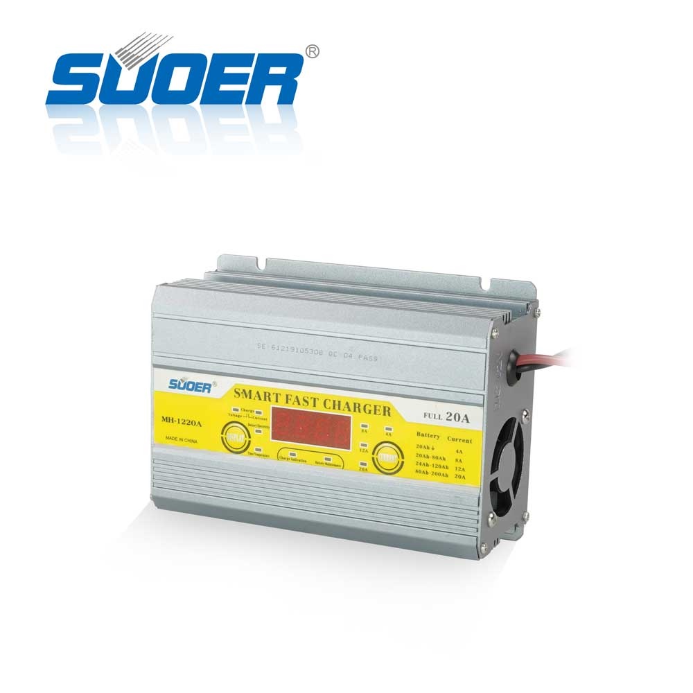 Bộ sạc thông minh Suoer 12V 20A tự động bộ sạc ắc quy từ 2Ah đến 200Ah MH-1220A