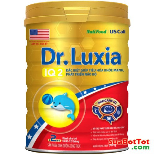 [Mã 267FMCGSALE giảm 8% đơn 500K] Sữa DR.LUXIA IQ 2 900g