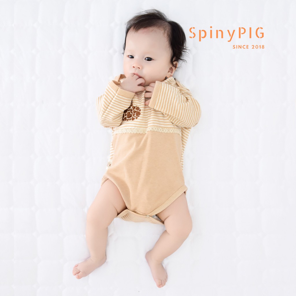 Quần áo sơ sinh 0-12 tháng 100% cotton hữu cơ tự nhiên không chất tẩy nhuộm bộ body cho bé dài tay mùa thu đông