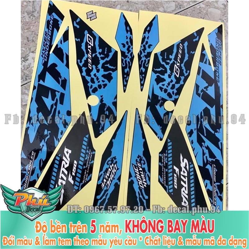 Tem rời Raider cover xanh đen Uv -1