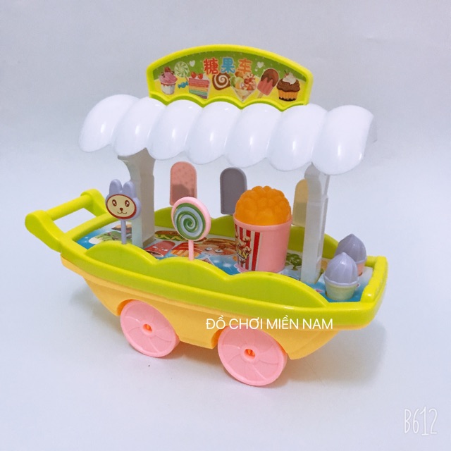 Đồ chơi xe đẩy kem và xích đu, cầu trượt, công viên dành cho bé đồ chơi cho bé trẻ em đồ chơi cho bé, trẻ em
