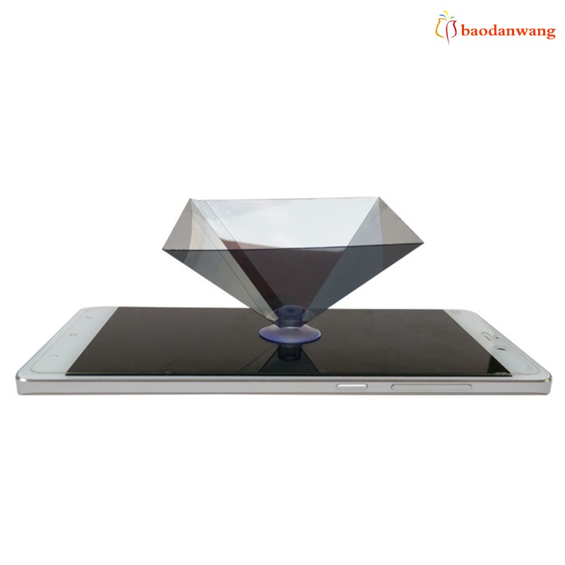 Máy chiếu mini hình kim tự tháp 3D bền bỉ thông dụng cho điện thoại thông minh