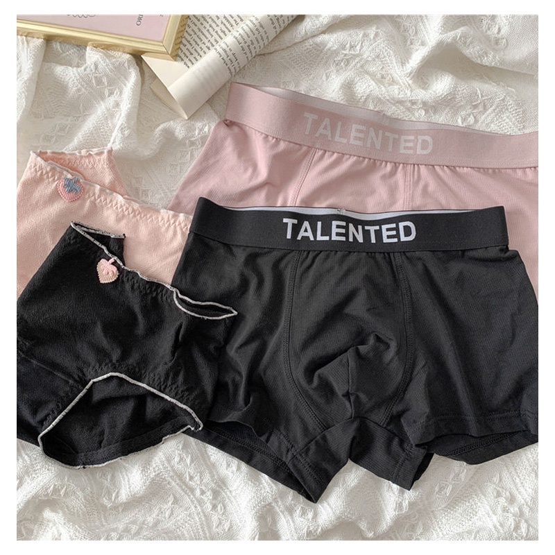 Set 2 Quần Lót Nữ In Hình Quả Dâu Dễ Thương