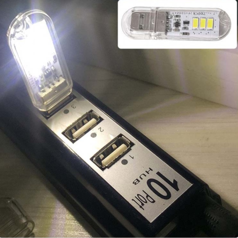 Đèn LED để bàn DC5V 1.5W có cổng sạc USB