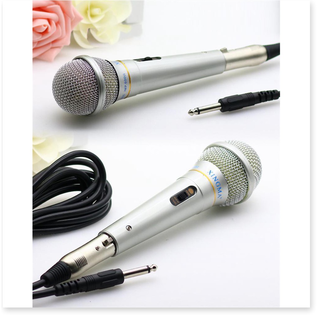 ⚡ Mic, Micro, Micro Karaoke XINGMA AK-319 dòng mic có dây giá rẻ, chất lượng cao,tương thích với mọi loại dàn karaoke