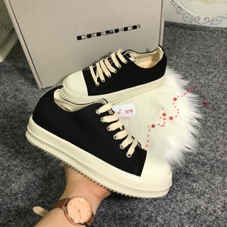 GIÀY RICK OWEN THẤP CỔ SZ NAM NỮ [ FULL BOX + TẶNG MÓC KHOÁ ]