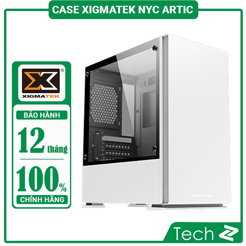 Vỏ Case Xigmatek NYC ARTIC  (Mini-Tower/Màu Trắng)