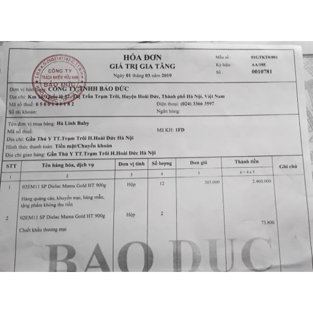 Sữa Dielac Mama gold hộp 900g [Date 2024]