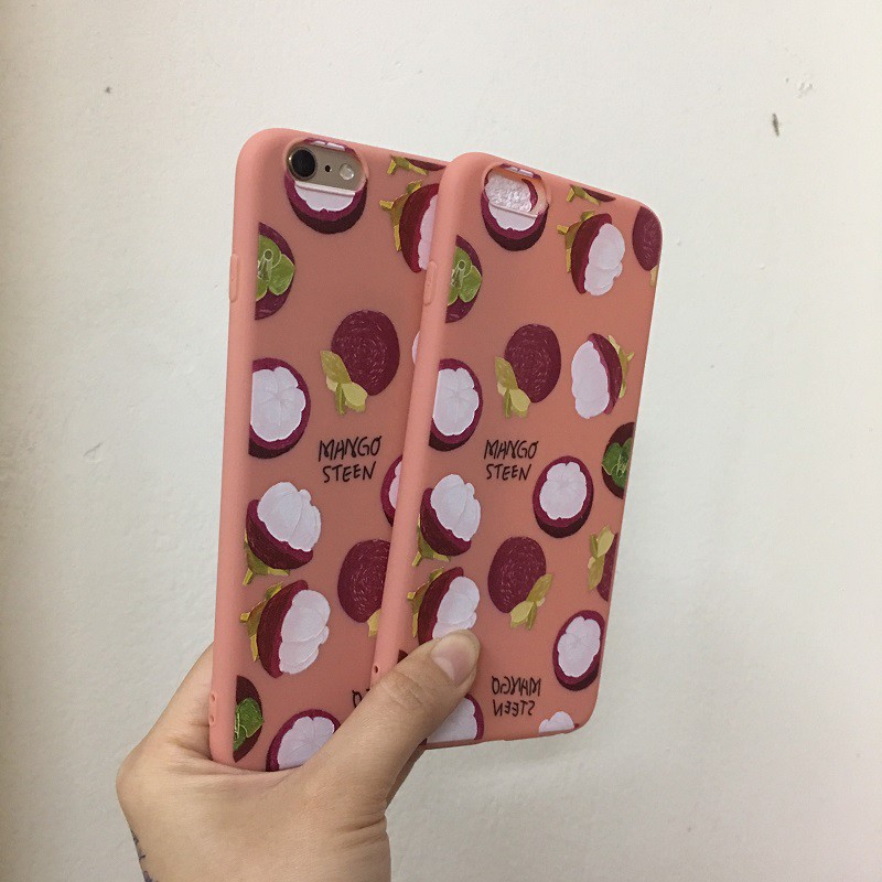 Ốp lưng iphone Măng Cụt - Mango Steen cho iPhone 6/6s/6plus/6sPlus/7Plus/8Plus/X/Xs/XsMax