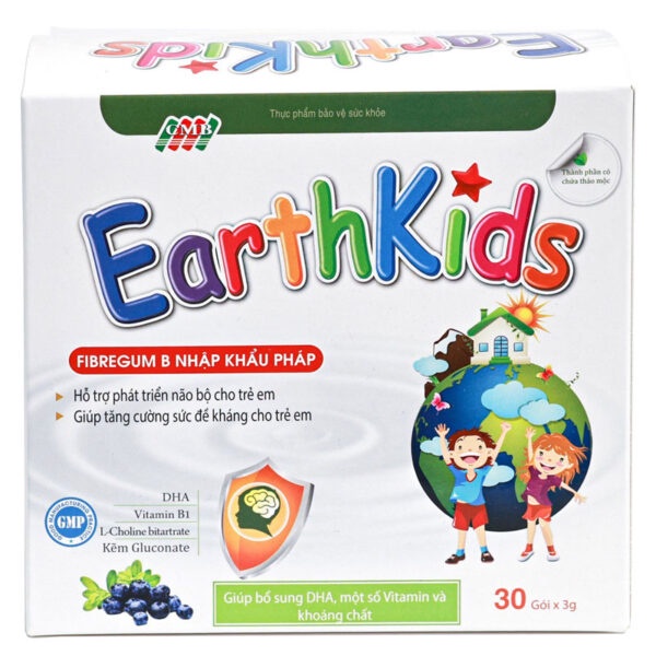 Cốm EarthKids, hỗ trợ tăng cường sức đề kháng cho trẻ em, bổ sung DHA