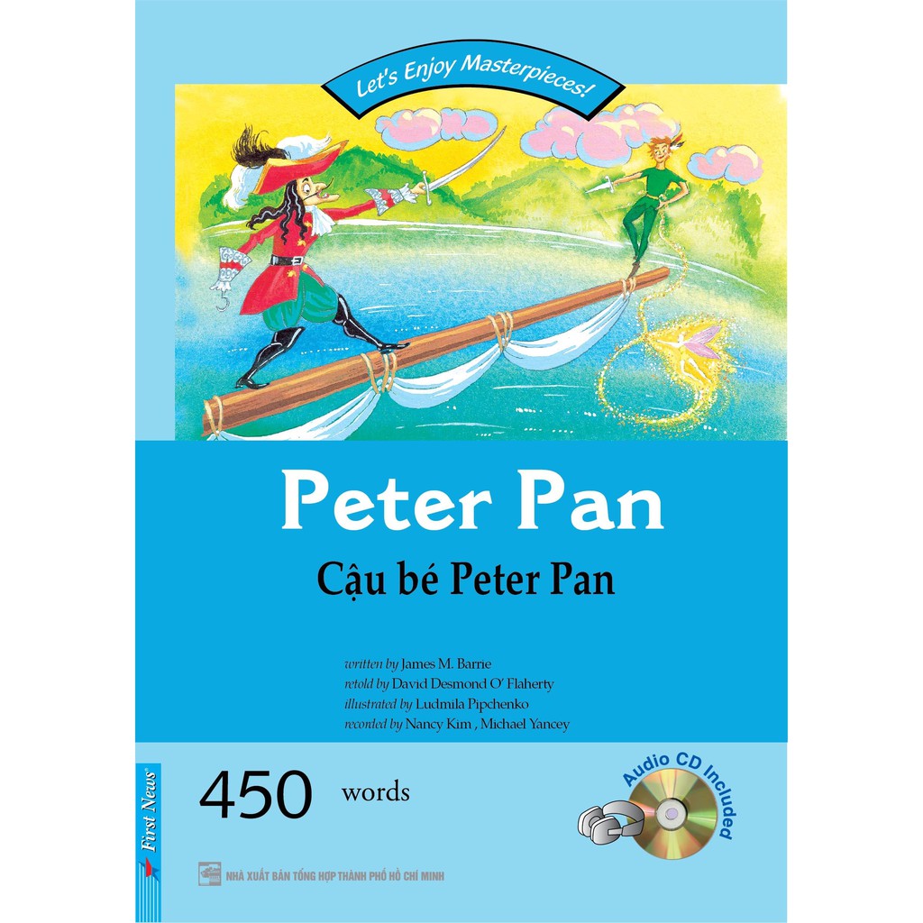 Sách - Happy Readers Peter Pan 46957 - Cậu Bé Peter Pan 450 Words + CD - thumbnail
