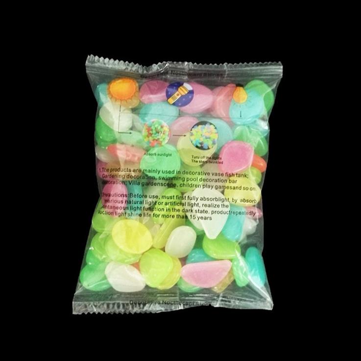 Đá Dạ Quang Nhiều Màu Sắc Trang Trí Bể Cá, Chậu Cây, Sân Vườn