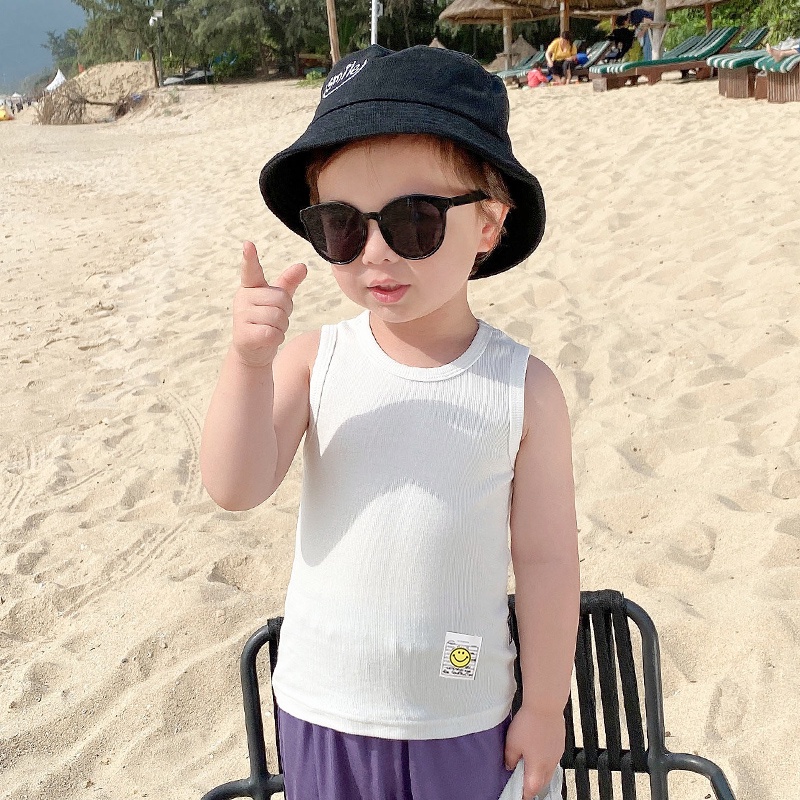 Áo ba lỗ sát nách bé trai thun cotton trơn nhiều màu co giãn thoáng mát Magickids Quần áo trẻ em mùa hè AO22021