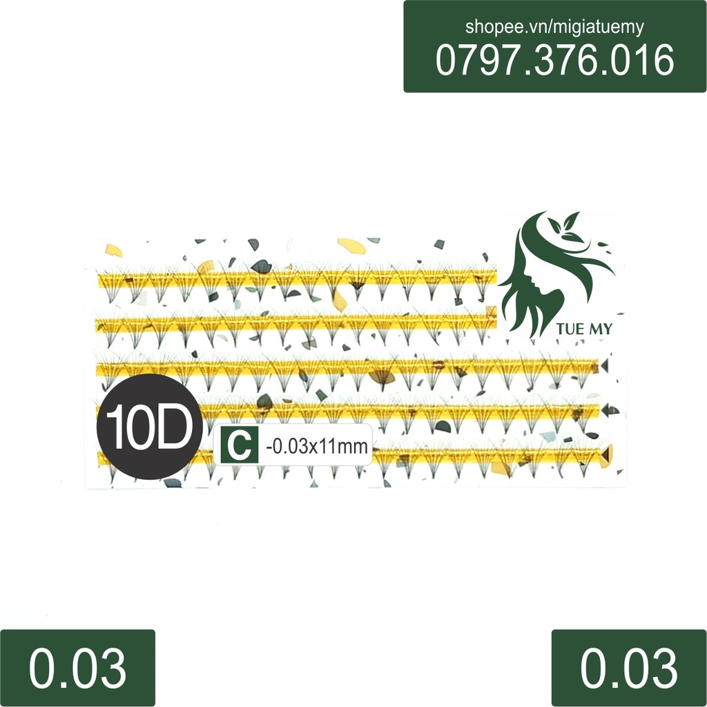 Mi Lụa Fan Khay 10D Sợi 0.03