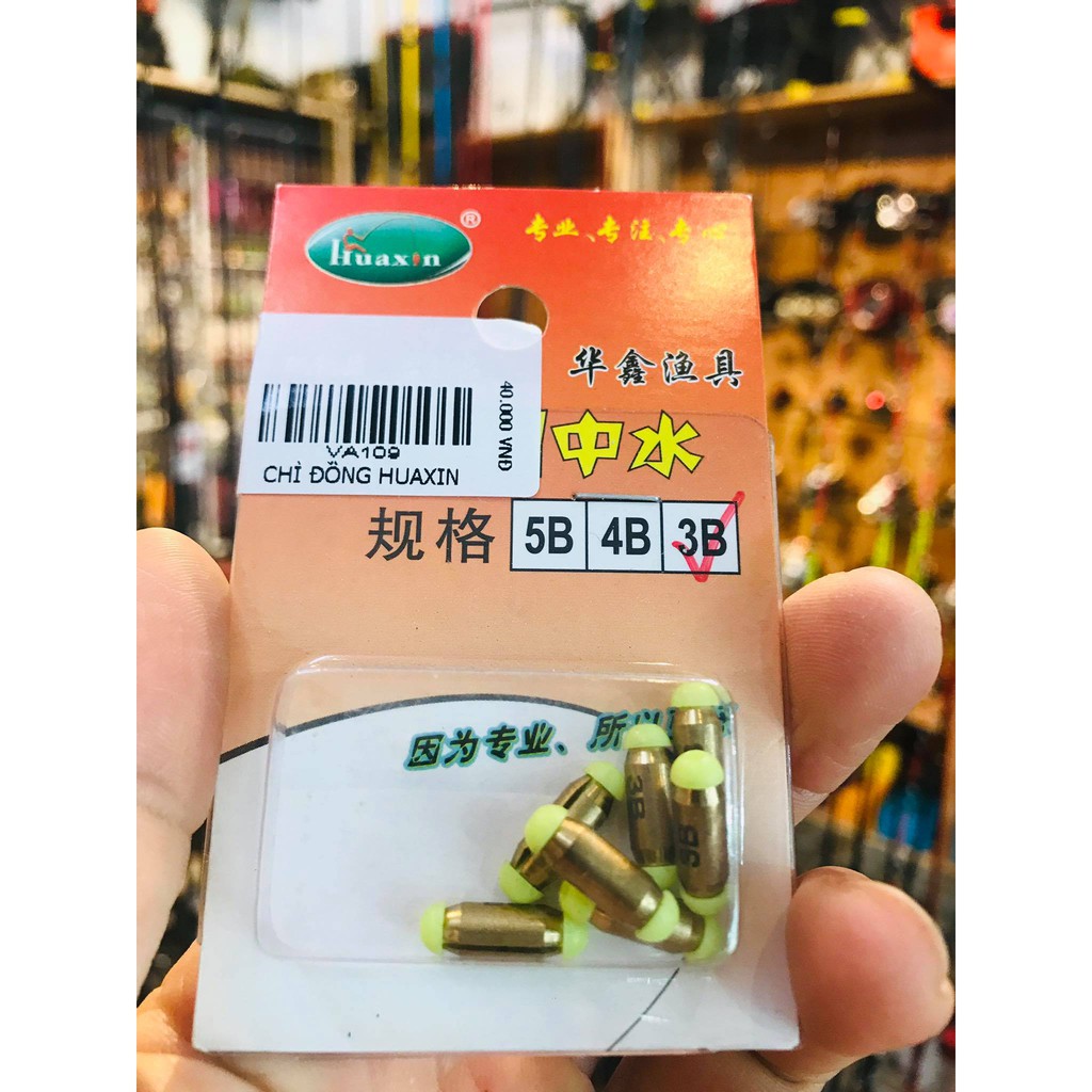 Chì đồng huaxin chì câu cá chì kẹp