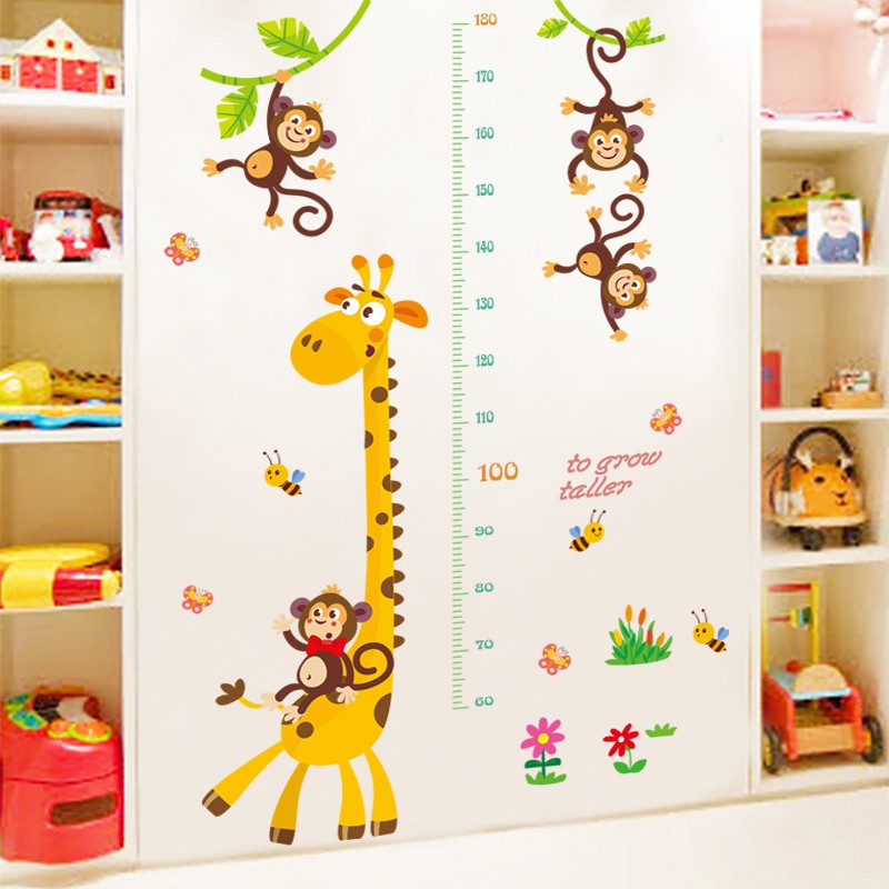 Tranh dán tường cho bé [CỰC_RẺ] - Decal dán tường cho bé có keo sẵn bóc dán dễ dàng TE04
