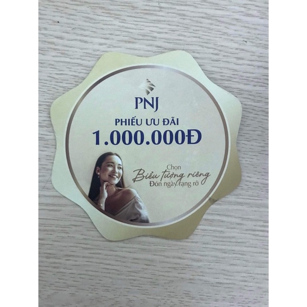 Phiếu giảm giá 1 triệu PNJ