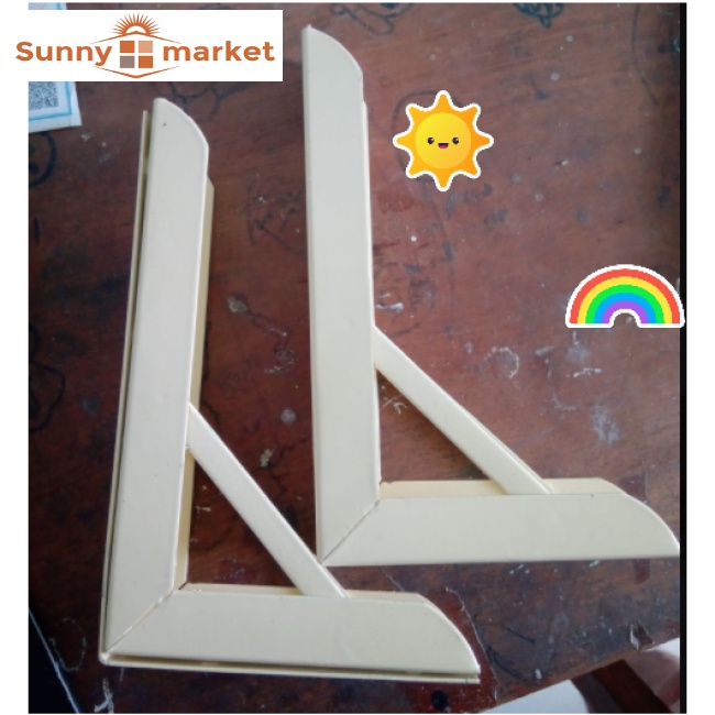 Bộ Giá Đỡ Chữ L cao cấp 12cm x 19cm, Ke chữ L bắt góc bắt kệ, Pát chữ L