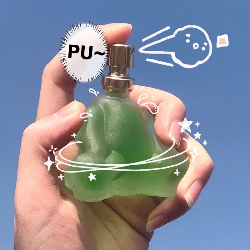 Nước Hoa Mùi Hương Lâu Phai Thiết Kế Vỏ Son Hình Gấu Dễ Thương 30ml