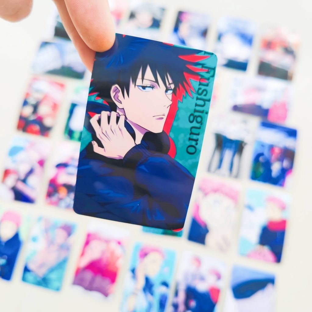Bộ 10/5/2 Tấm Thẻ In Hình Nhân Vật Anime Jujutsu Kaisen