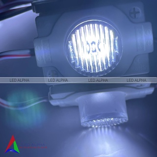 Led module 1 bóng rọi mắt lồi hắt cạnh 1.5w siêu sáng - đèn led mắt trâu 1.5w 12v siêu sáng