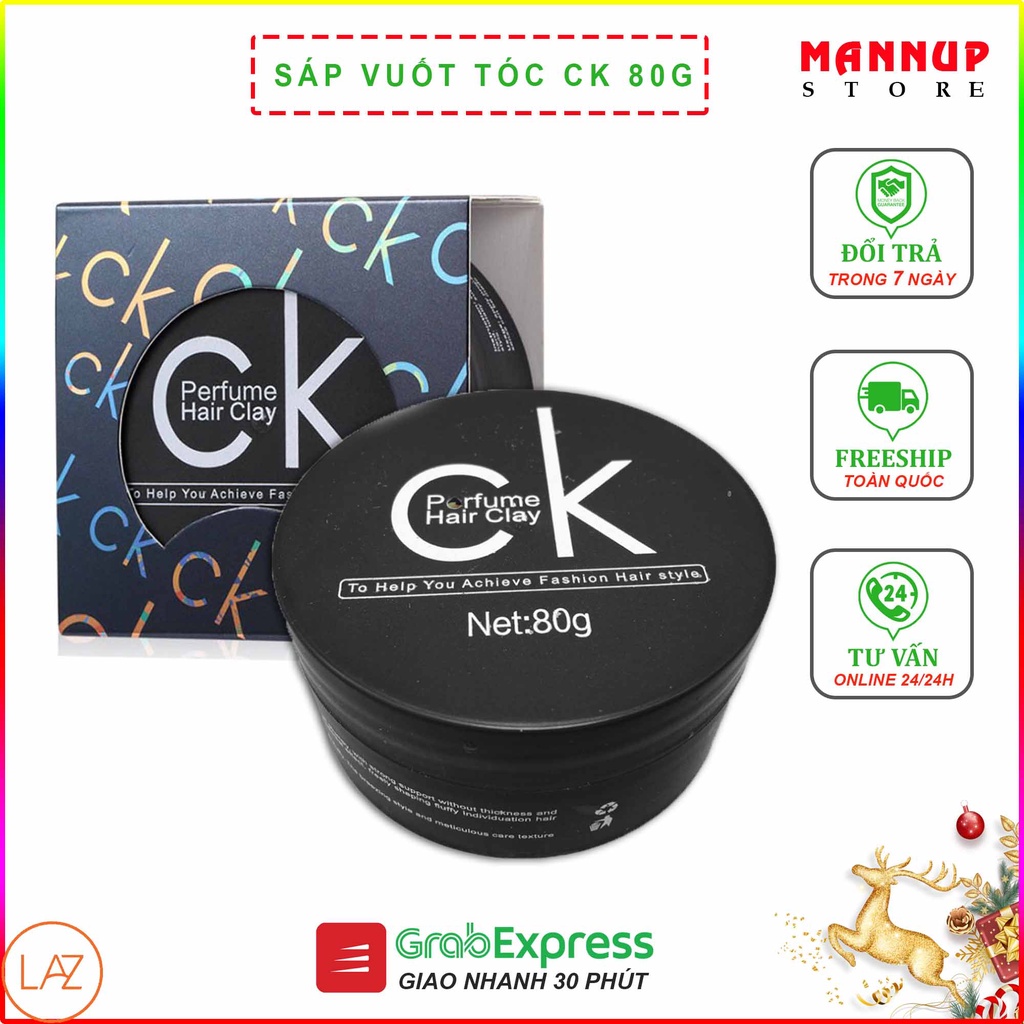 Sáp Vuốt Tóc Nam CK 80g, Wax Tạo Kiểu Tóc Giữ Nếp Lâu, Hương Thơm Dịu Nhẹ