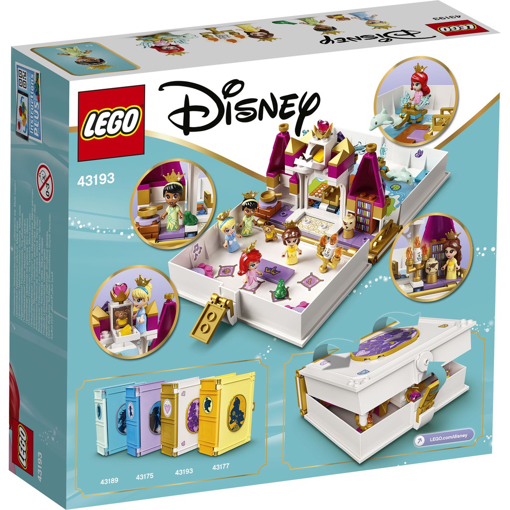 LEGO Disney Princess 43193 Hộp lâu đài công chúa Disney (131 chi tiết )