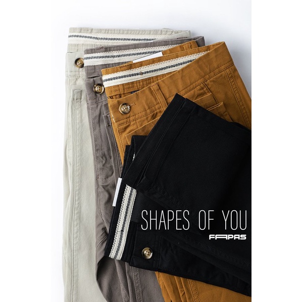 Quần Kaki Dáng Slimfit Basic Cao Cấp Parker - FAPAS
