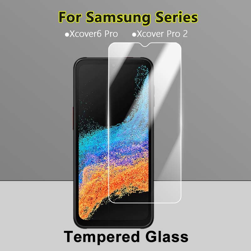 Set 1 / 2 / 3 / 5 Kính Cường Lực 9H Siêu Mỏng Trong Suốt 2 HD 2.5D Chống Trầy Xước Cho Samsung Galaxy Xcover6 Xcover Pro