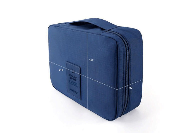 Túi đựng đồ trang điểm bằng nylon đa năng tiện dụng khi đi du lịch