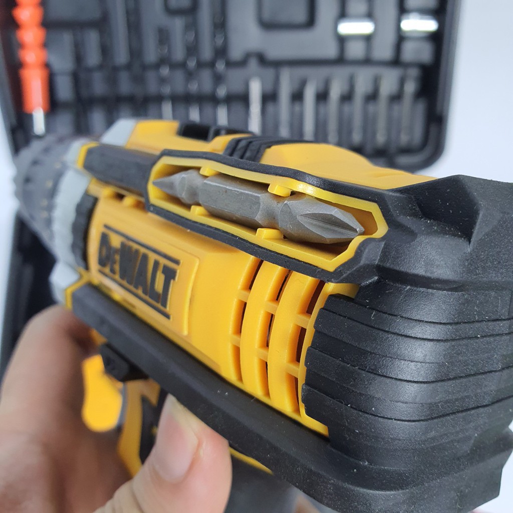 Máy khoan pin Dewalt 36V 3 Chức Năng Máy 2 PIN kèm 24 Phụ Kiện