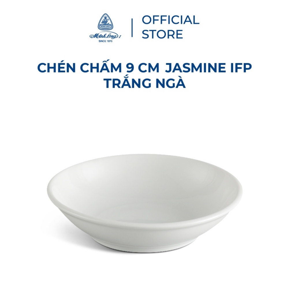 [GIÁ ƯU ĐÃI] Chén chấm 9 cm Minh Long - Jamine IFP -Trắng Ngà