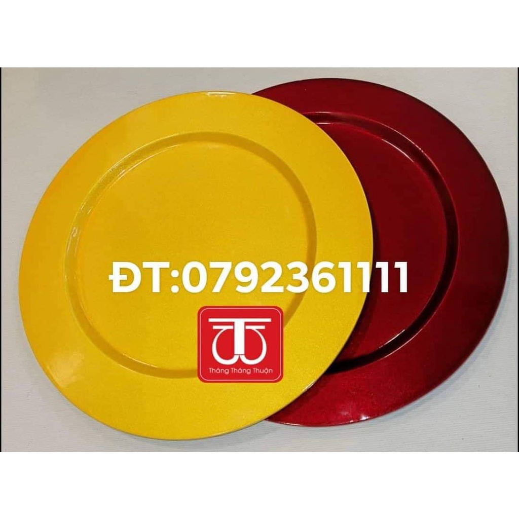 Mâm gỗ sơn mài Đk 55cm ,50cm loại dầy đẹp