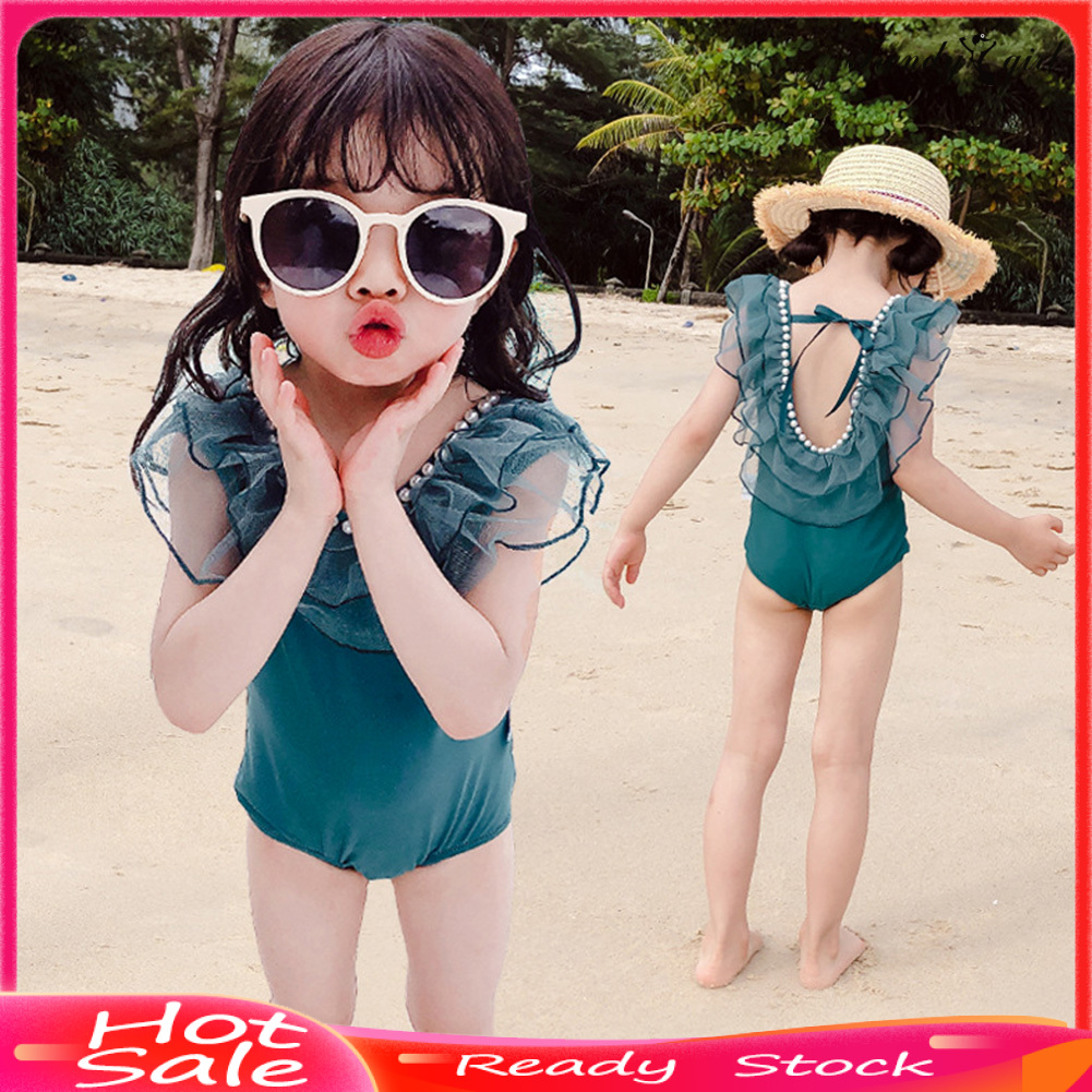 Đồ Bơi Một Mảnh Hoạ Tiết Đáng Yêu Cho Bé Gái