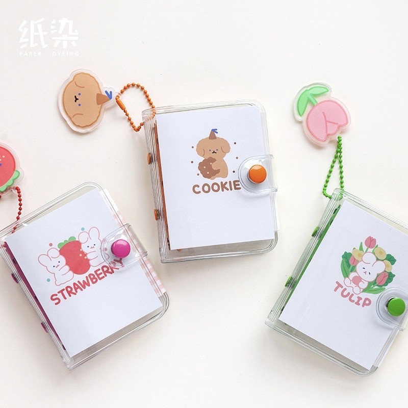 Binder mini - Bìa sổ còng mini - Sổ ghi chú mini gáy Hàn Quốc