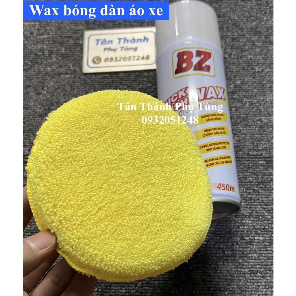 Dưỡng bóng, Wax bóng dàn áo xe BZ kèm tặng khăn cao cấp Dochoixe