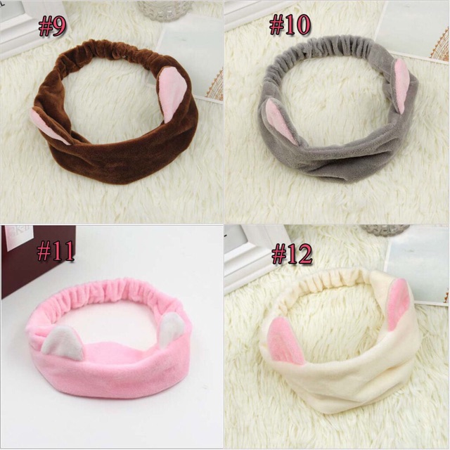Băng đô rửa mặt, băng đô cài tóc nữ skincare tai mèo cute dễ thương thời trang Hàn Quốc BD01 - VHT SHOP