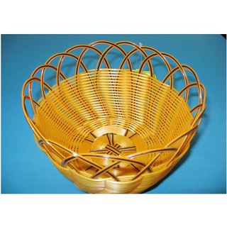 rổ nhựa giả mây tròn sâu
