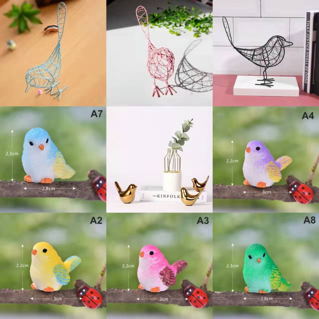 ■Tượng Gốm Hình Chim Vàng Điêu Khắc Độc Đáo