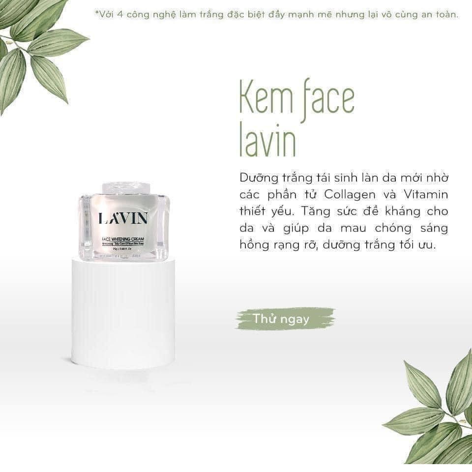 KEM FACE LAVIN DƯỠNG TRẮNG DA, BÍ QUYẾT SỞ HỮU LÀN DA TRẮNG HỒNG - Mymy Cosmetic