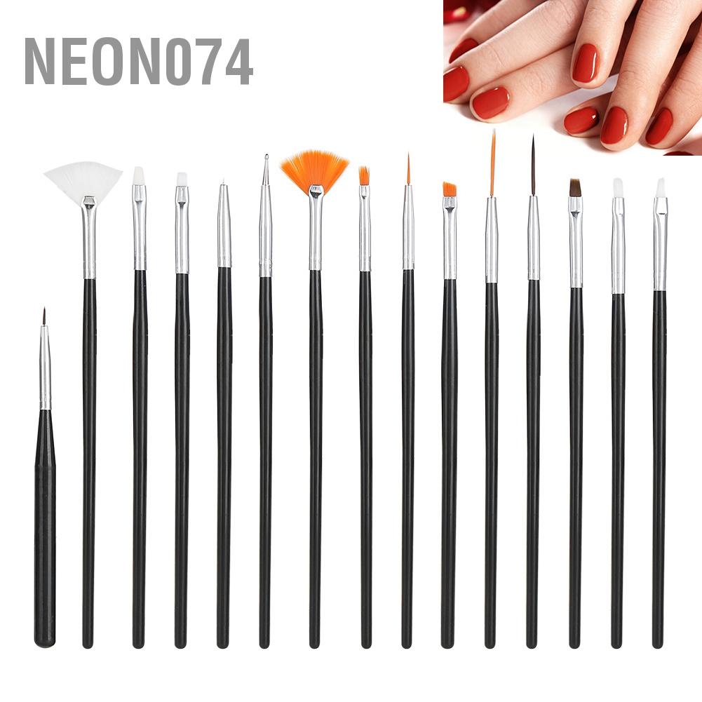 [Hàng mới về] Set 15 cọ sơn chấm vẽ trang trí nghệ thuật móng tay DIY