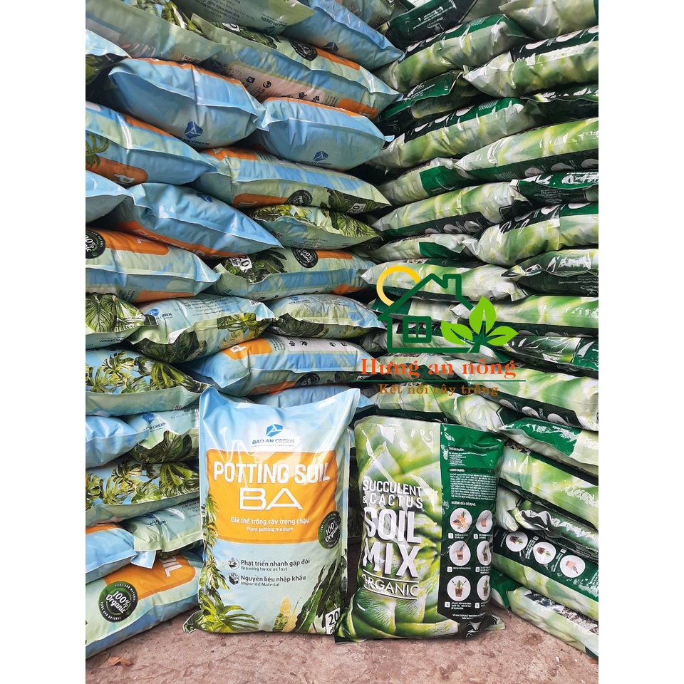 Bao 7kg - giá thể trộn sẵn chuyên trồng kiểng lá Potting Soil BA