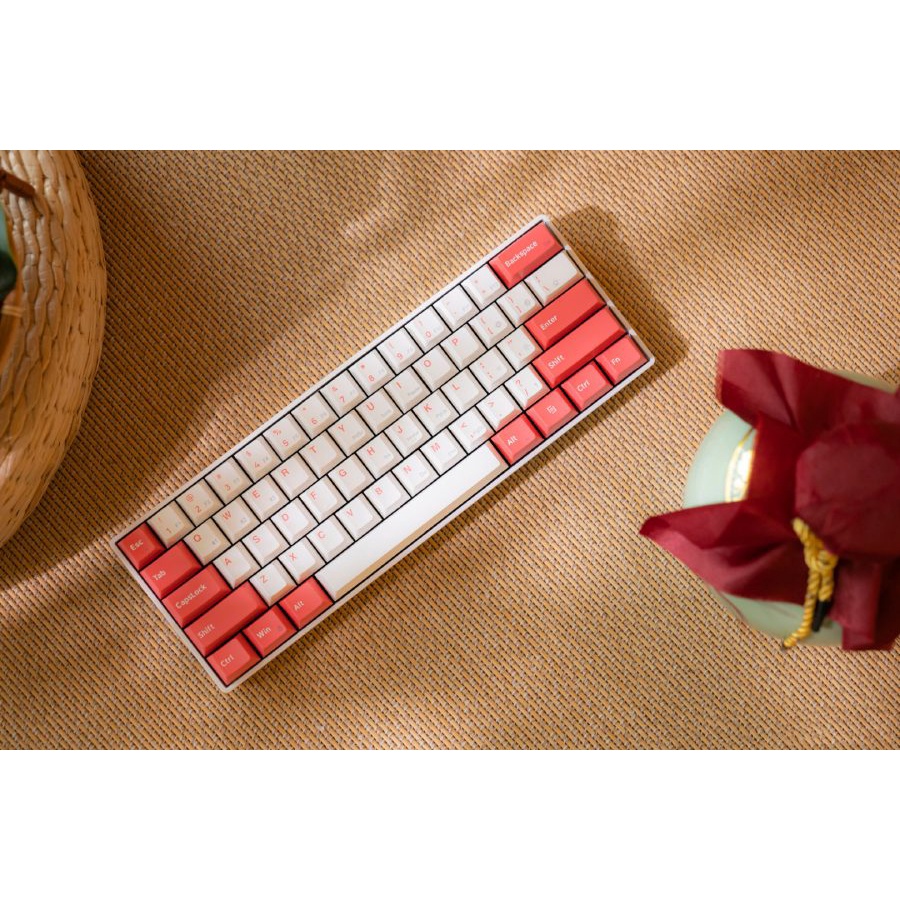 Bàn phím cơ không dây Dual Mode Newmen GM610Dy (MX Hotswap, Bluetooth 5.0, Layout Mac & Win, Keycap PBT Cherry Profile )