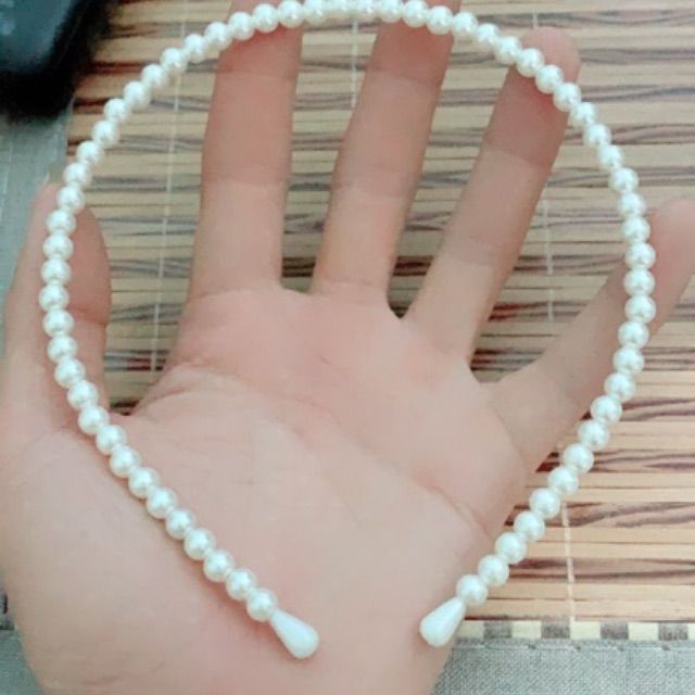 Cài tóc đính hạt