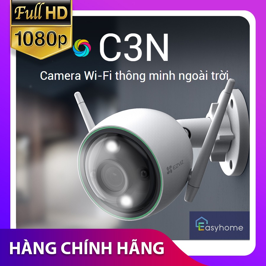 Camera IP Wifi EZVIZ C3N 2.0 Megapixel CS-CV310 Màu ban đêm. Công nghệ AI phát hiện người- Hàng Chính Hãng - BH 24T