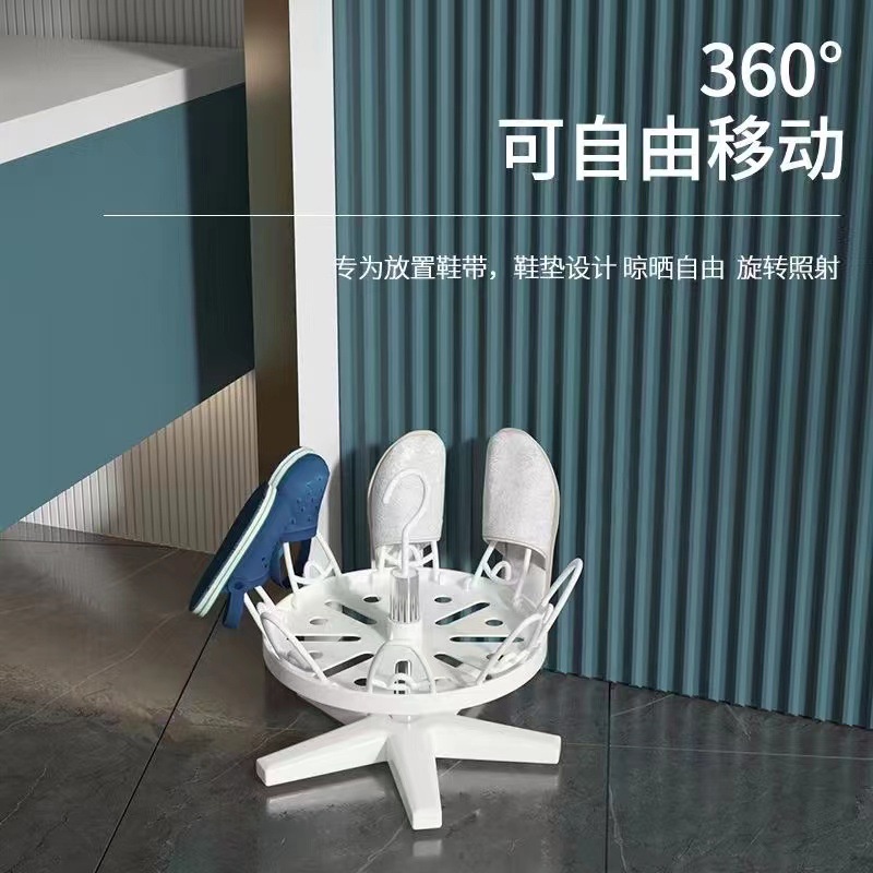 Kệ Để Giày Dép, Phơi Giày Dép Bằng Nhựa 3 Tầng Dạng Xoay Đơn Giản