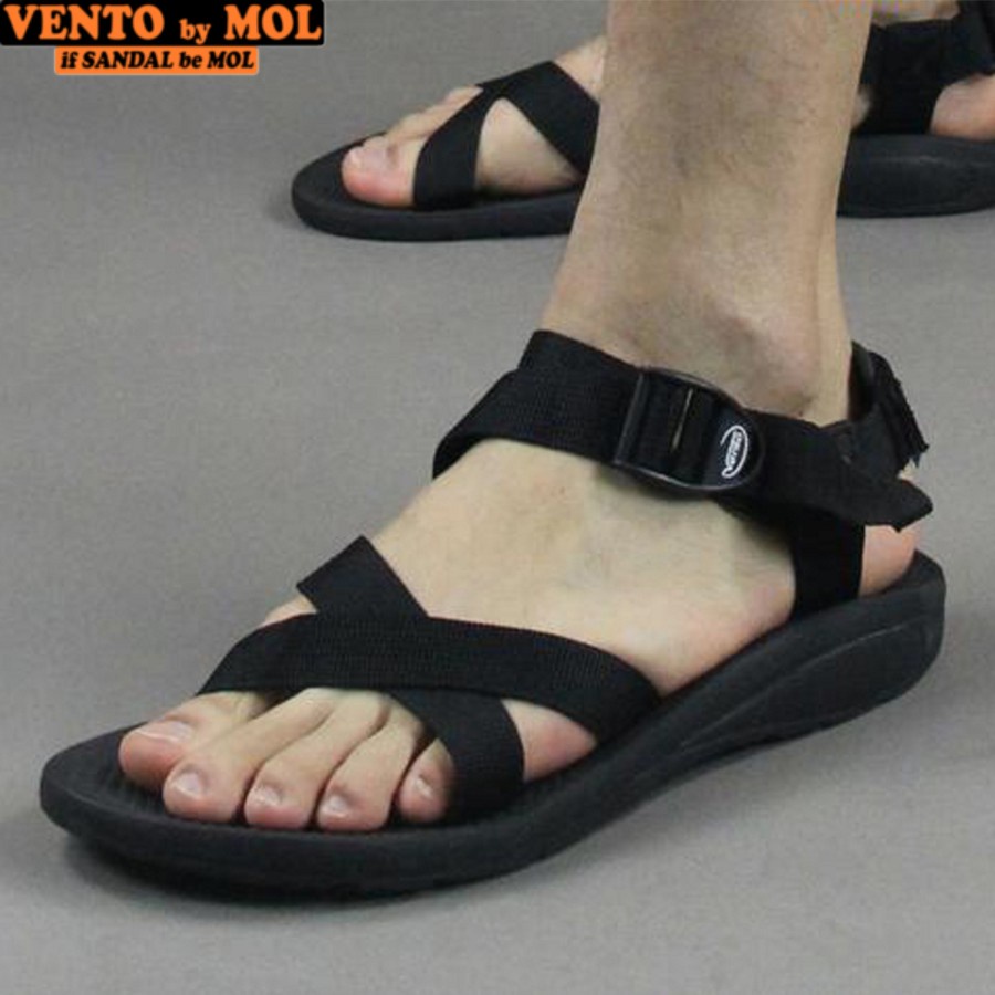 Giày sandal Vento nam quai chéo vải dù có quai hậu cố định mang đi học đi biển du lịch NV70G
