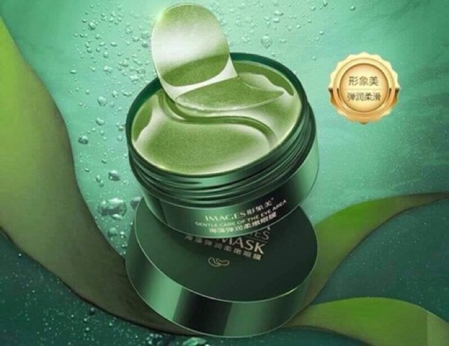 Mặt nạ mắt hộp 60 miếng dạng thạch colagen hộp vàng bioauqua | BigBuy360 - bigbuy360.vn