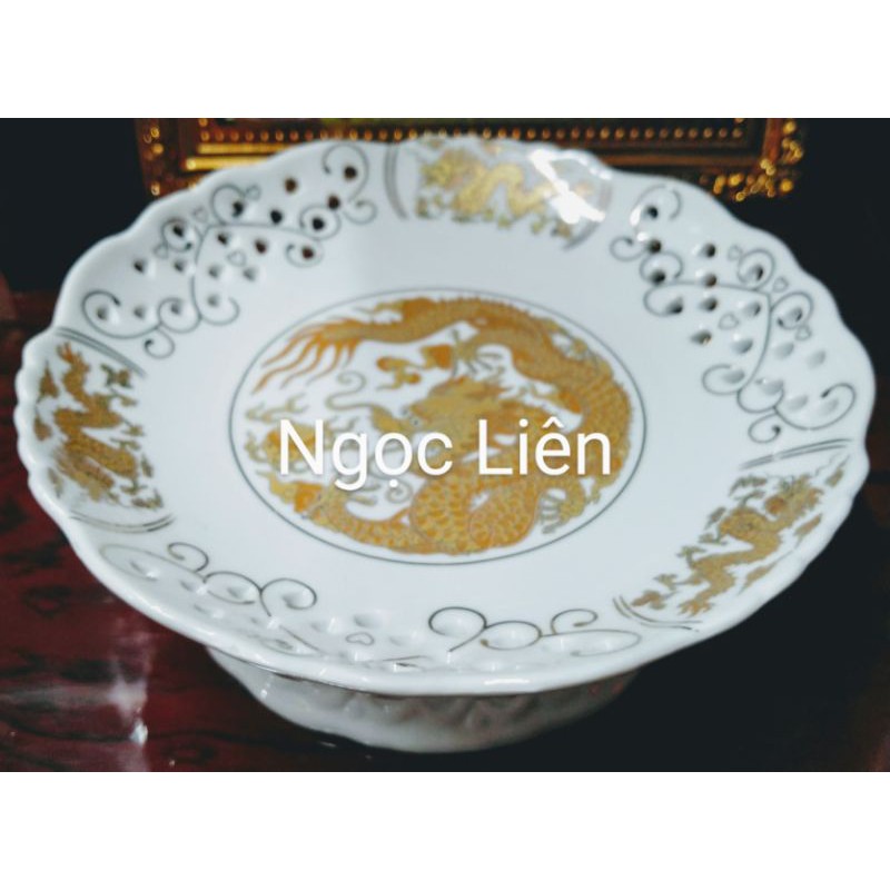 BÀN THỜ THẦN TÀI-ÔNG ĐỊA NGANG 30cm [COMBO GỒM 7 MÓN]