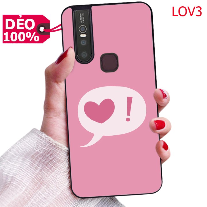 Ốp Lưng Vivo Đủ Dòng Dẻo I LOVE YOU cho V11i/S1/Y71/Y69/Y53/Y55/Y55S/Y55L/V5/V5S/Y67/V7/V7 Youth/V7 Plus/V9 Tráng Gương